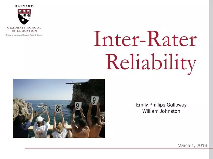 inter rater reliability