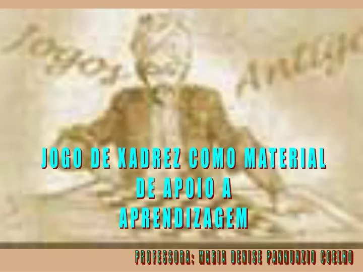 Xadrez ppt trabalho final