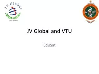 JV Global and VTU