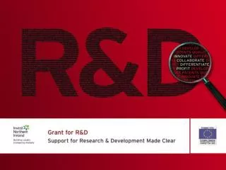 Steps taken by Invest NI to increase R&amp;D activity: Aim to de-mystify R&amp;D