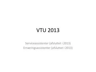vtu 2013