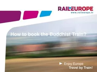 How to book the Buddhist Train?
