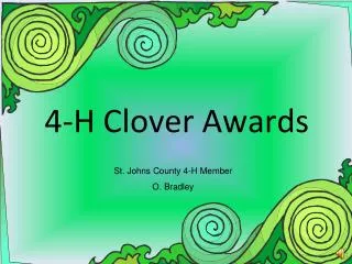 4-H Clover Awards