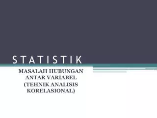 s t a t i s t i k