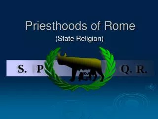 Priesthoods of Rome