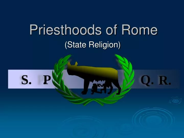 priesthoods of rome