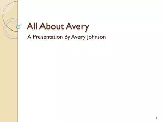 All About Avery