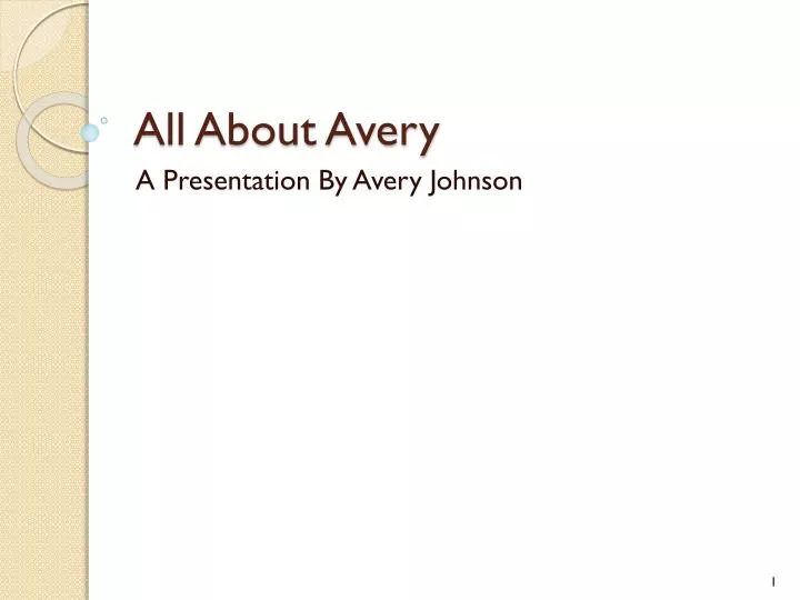 all about avery