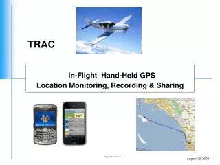 In-Flight Hand-Held GPS Location Monitoring, Recording &amp; Sharing