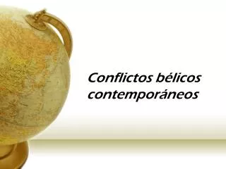 conflictos b licos contempor neos