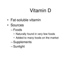 Vitamin D