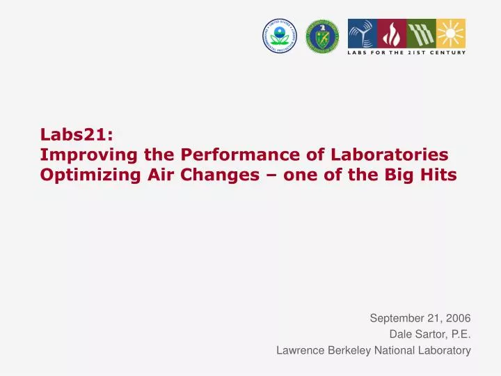 labs21 improving the performance of laboratories optimizing air changes one of the big hits
