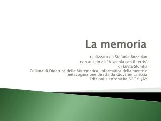 la memoria