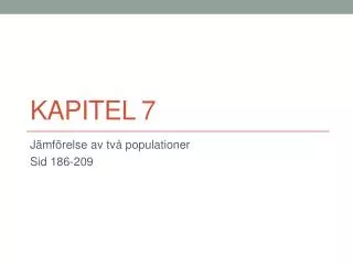 kapitel 7