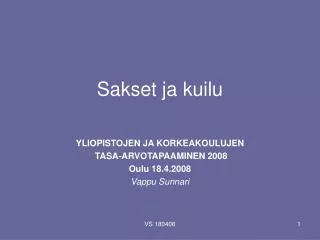 sakset ja kuilu