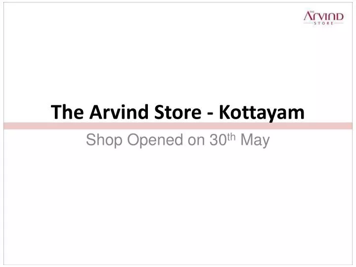 the arvind store kottayam
