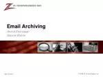 Email Archiving - slide 1