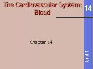 The Cardiovascular System: Blood