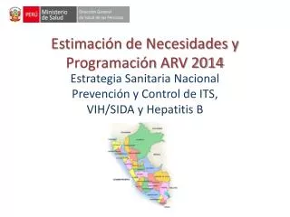 estimaci n de necesidades y programaci n arv 2014