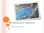 Variabilidad y Herencia - slide 1