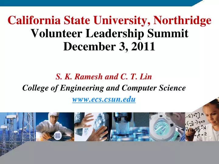 california state university northridge volunteer leadership summit december 3 2011