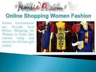 Online Shopping Women Fashion