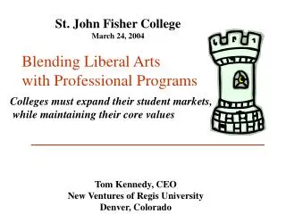St. John Fisher College March 24, 2004