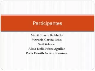 participantes