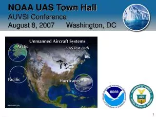 NOAA UAS Town Hall AUVSI Conference August 8, 2007 Washington, DC