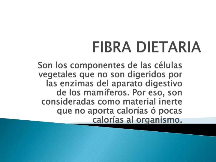 fibra dietaria