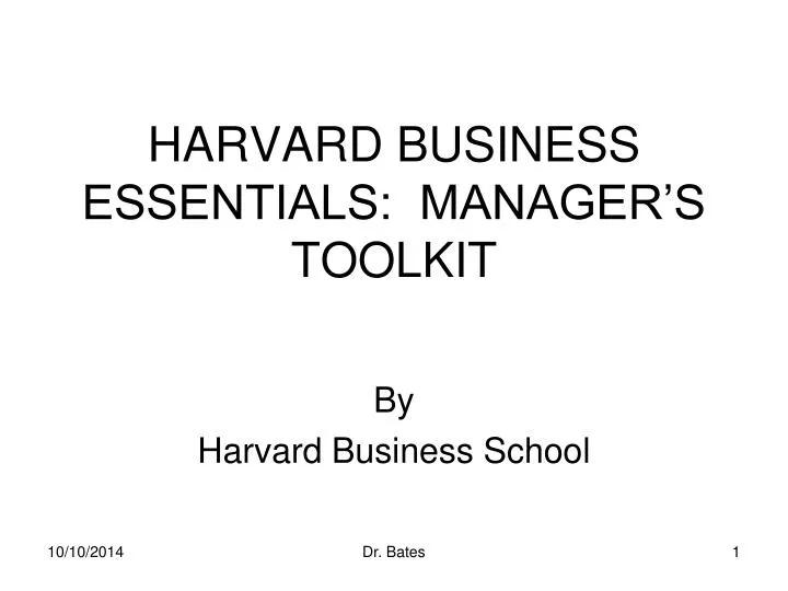 harvard business essentials manager s toolkit