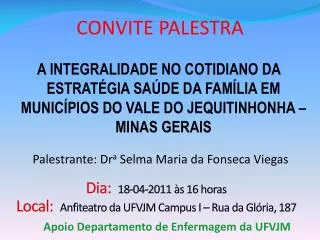 convite palestra