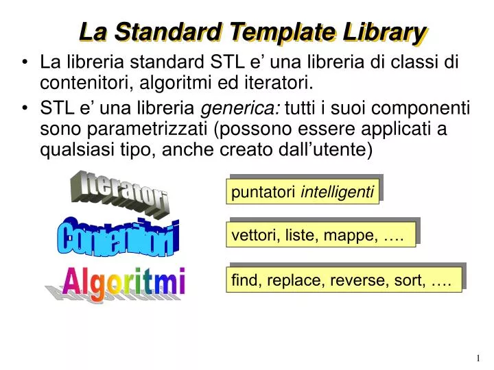 la standard template library