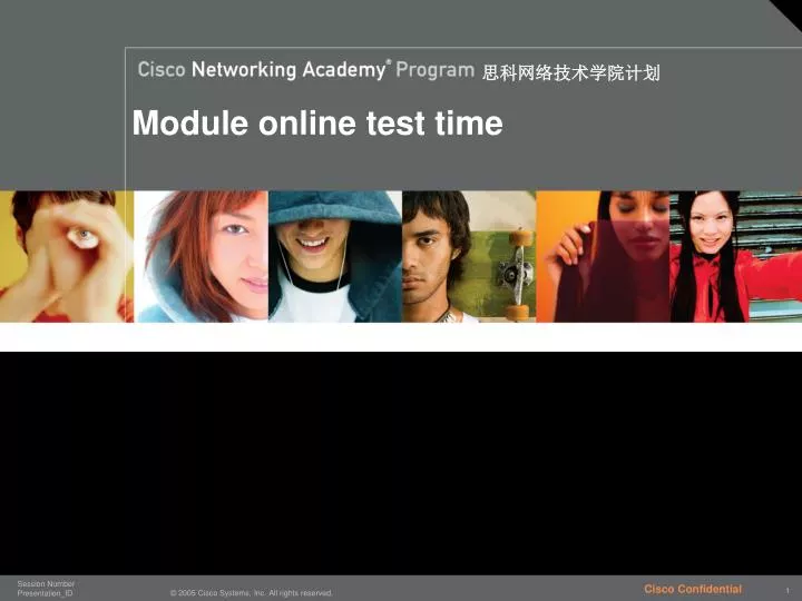 module online test time