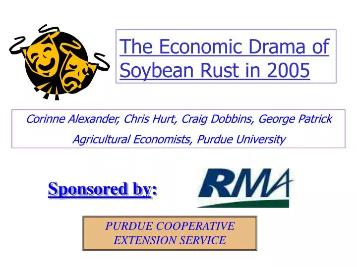 the economic drama of soybean rust in 2005
