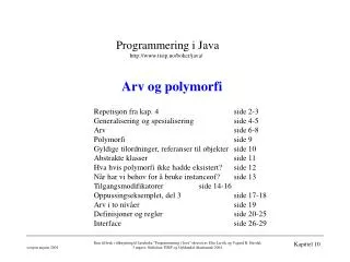 arv og polymorfi