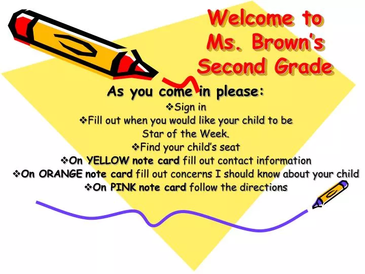 welcome to ms brown s second grade