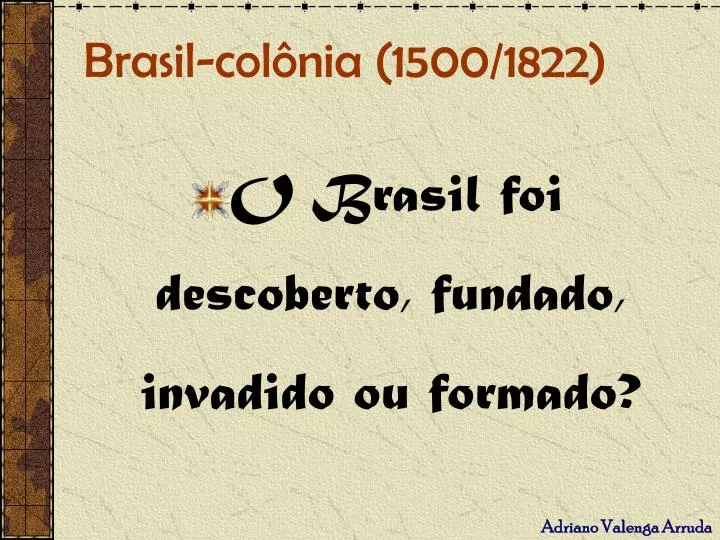 brasil col nia 1500 1822