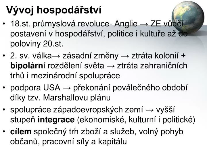 v voj hospod stv