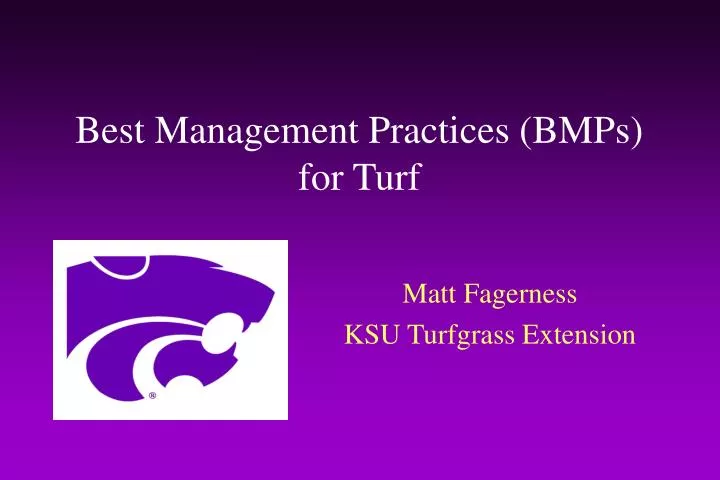 best management practices bmps for turf