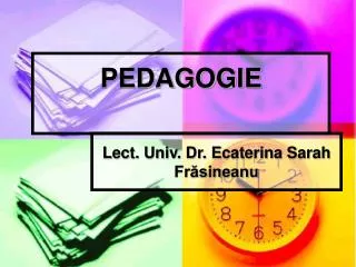 pedagogie