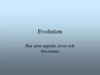 evolution