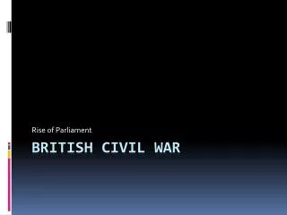 British Civil War