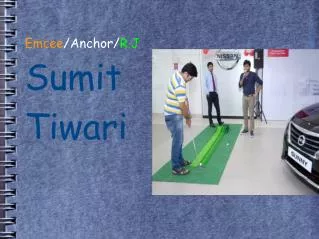 Emcee /Anchor/ R.J Sumit Tiwari