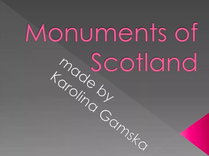 monuments of scotland