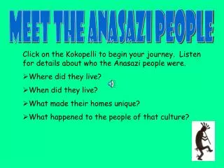 Meet the Anasazi People