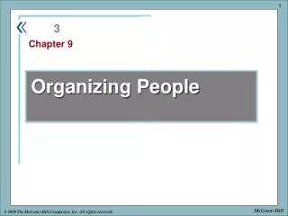 Organizing People