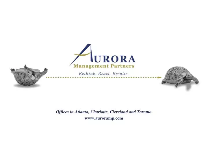 offices in atlanta charlotte cleveland and toronto www auroramp com