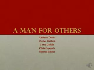 A Man for Others