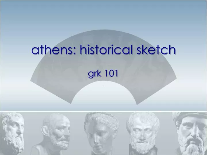 athens historical sketch